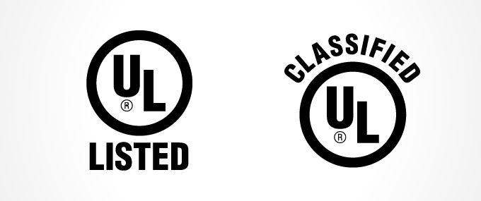 UL Listed - شهادة مختبرات التأمين