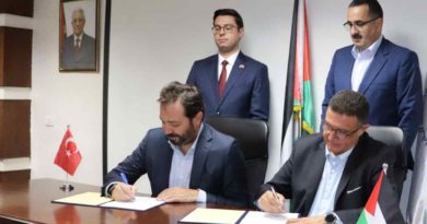 فلسطين: شركة تركية تحصل على مشروع محطة طاقة شمسية بقدرة 1.8 ميجاواط في أريحا
