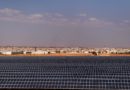 محطة طاقة شمسية في مخيم الأزرق في الأردن