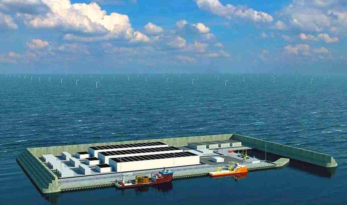  الدنمارك: الحكومة الدنماركية توافق على مشروع بناء جزيرة صناعية لإنتاج الطاقة الكهربائية النظيفة