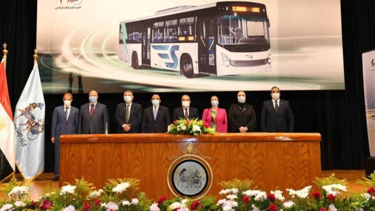 أول حافلة كهربائية مصرية «سيتي باس-SETIBUS»