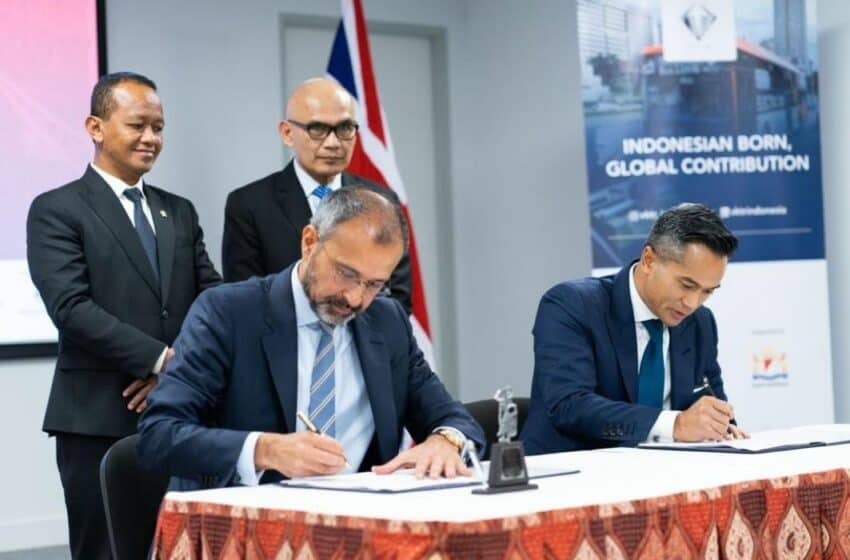  المملكة المتحدة: توقيع مذكرة تفاهم لتأمين سلسلة توريد من إندونيسيا لأول مصنع ضخم للبطاريات من فئة الجيجاواط ساعة في المملكة