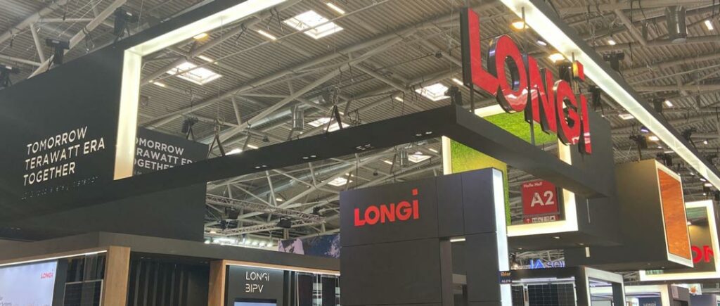 Longi booth intersolar 2022 2