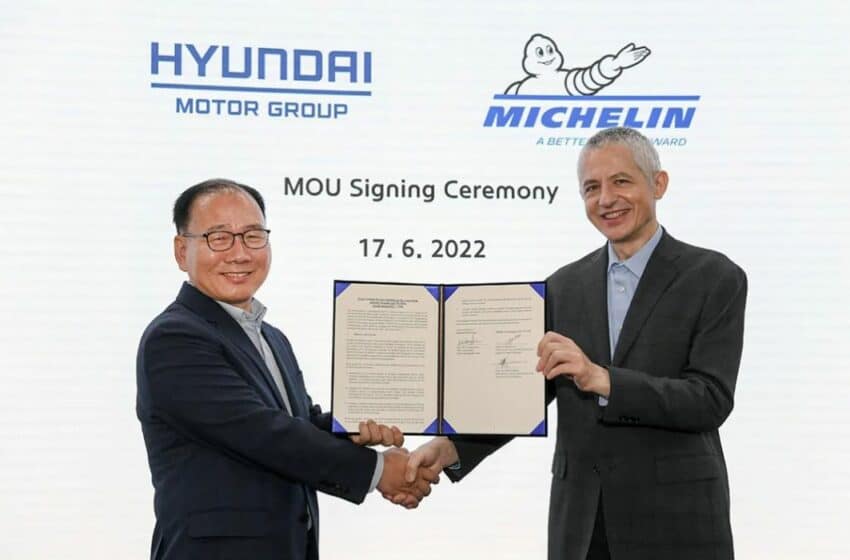  اليابان: هيونداي للسيارات تعلن عن تعاونها مع شركة ميشلاين لتطوير جيل جديد من إطارات السيارات الكهربائية لتعزيز النقل النظيف