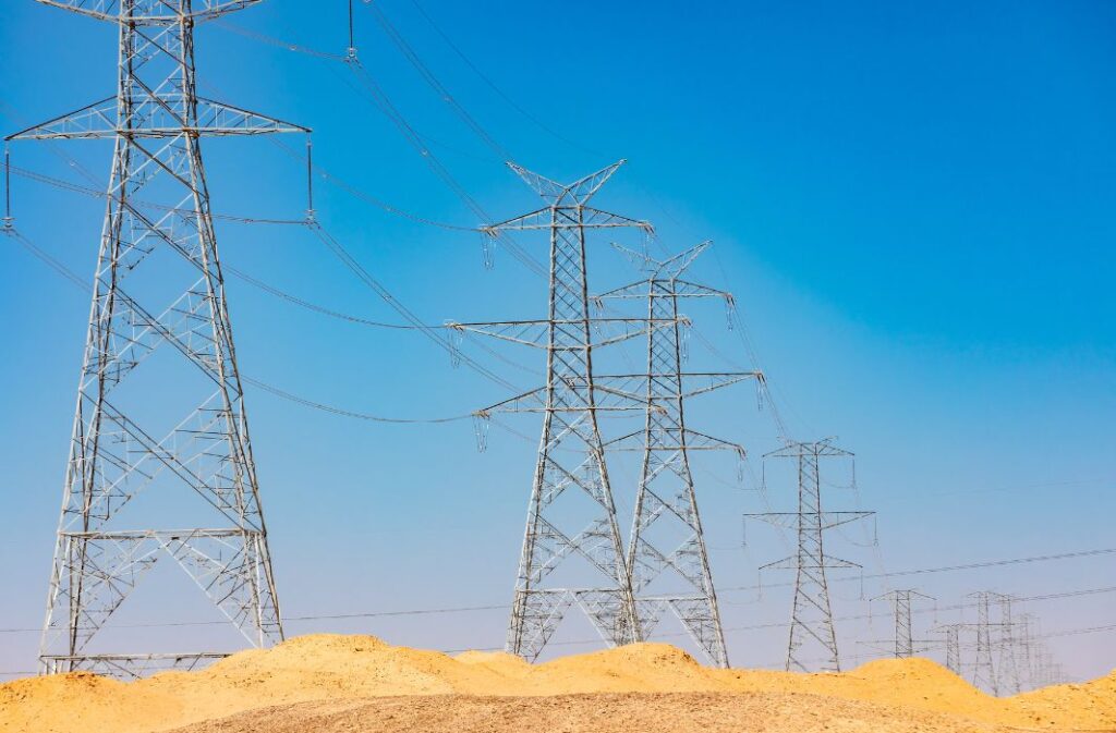شبكة كهربائية في الأردن