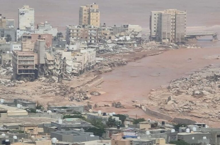 أضرار كارثية في ليبيا بعد الفيضانات