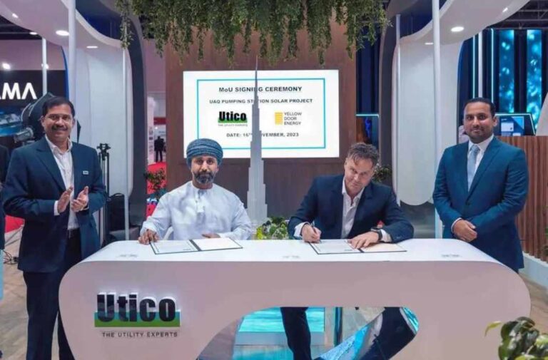 توقيع اتفاقية بين توتيكو ويلو دوور إنيرجي لتطوير محطة هجينة في أم القيوين