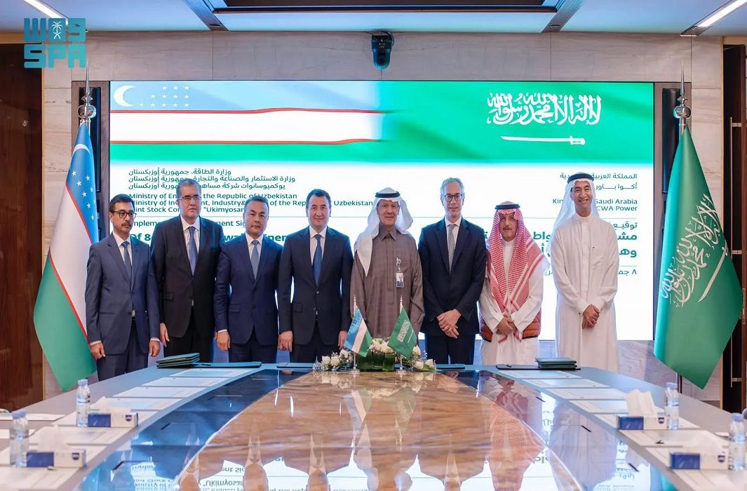 وزير الطاقة السعودي شهد توقيع الاتفاقية مع أوزبكستان