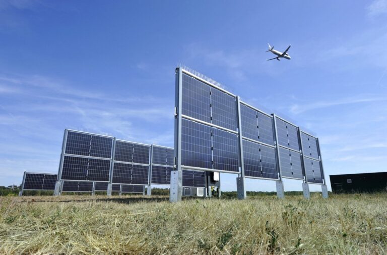 Next2Sun تبني أكبر نظام كهروضوئي عمودي في مباني مطار فرانكفورت