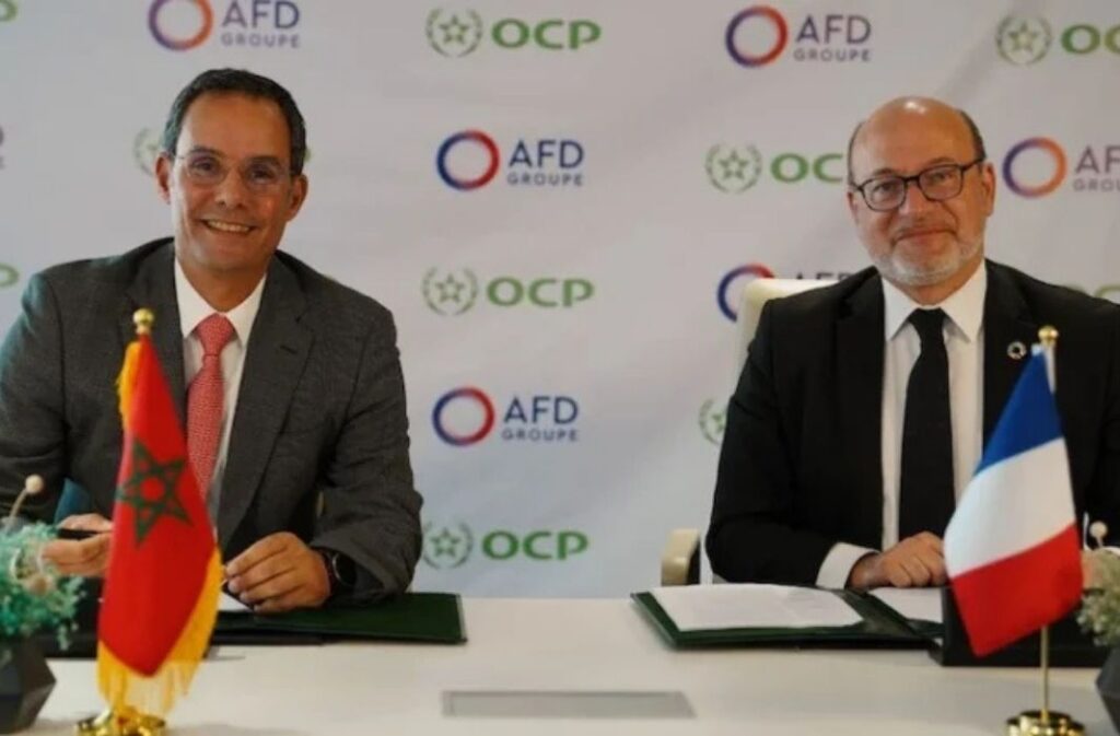 الوكالة الفرنسية للتنمية وOCP يوقعان اتفاقيتي تمويل بـ 350 مليون دولار للتحول الأخضر ودعم الزراعة الأفريقية