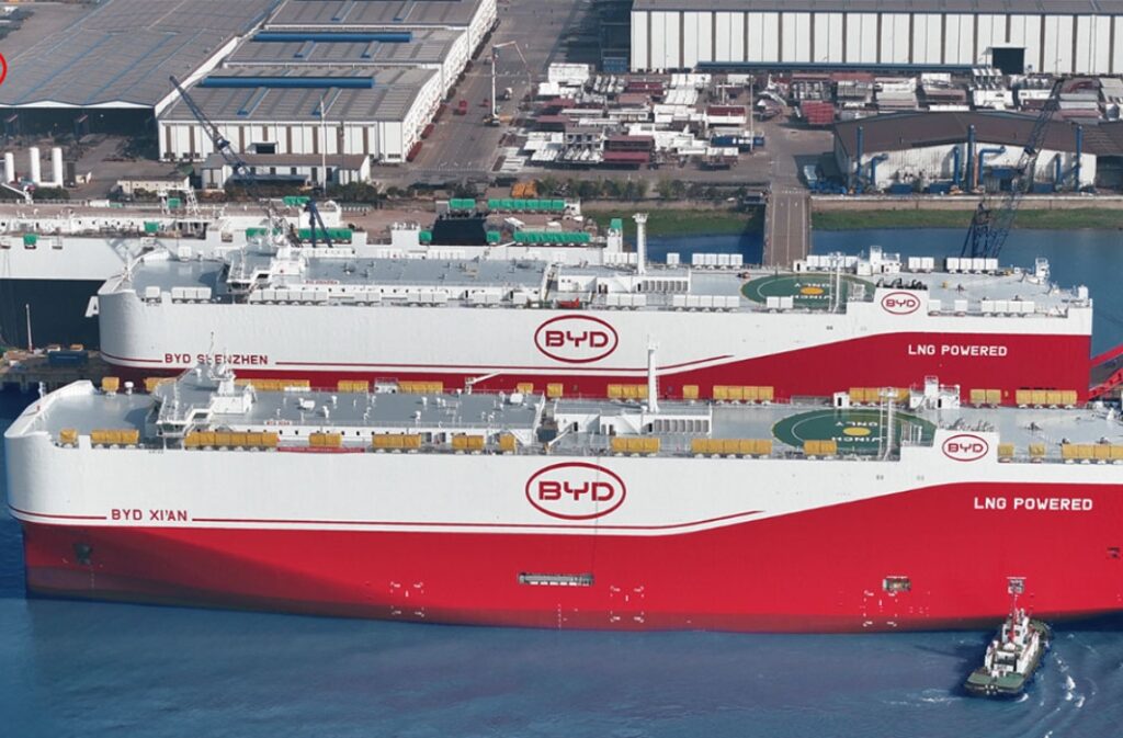 ناقلة السيارات شيآن (Image credit: BYD)