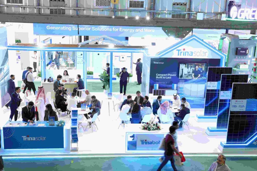 ترينا سولار في معرض الطاقة الشمسية وتخزين الطاقة المباشر 2025 في المملكة العربية السعودية