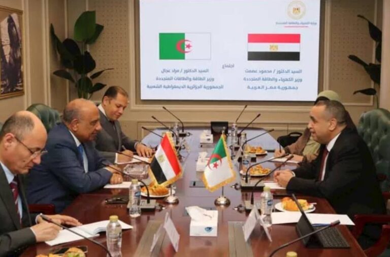 «الهيدروجين الأخضر» وتوطين صناعات البطاريات.. خارطة طريق مصرية – جزائرية من العاصمة الإدارية «الهيدروجين الأخضر» وتوطين صناعات البطاريات.. خارطة طريق مصرية - جزائرية من العاصمة الإدارية