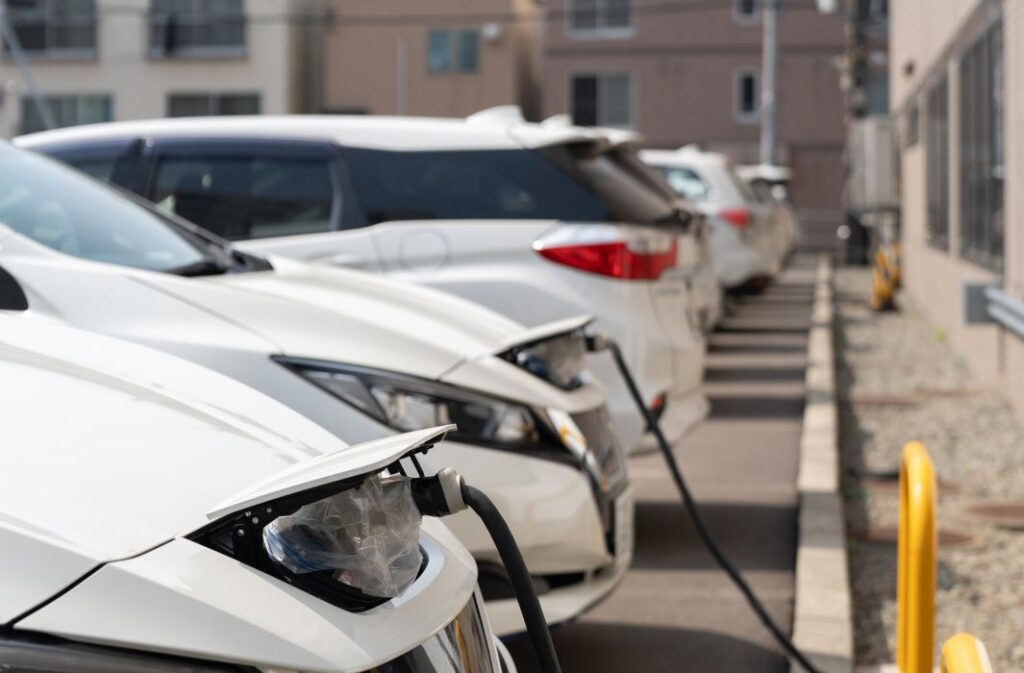 مجموعة من السيارات الكهربائية