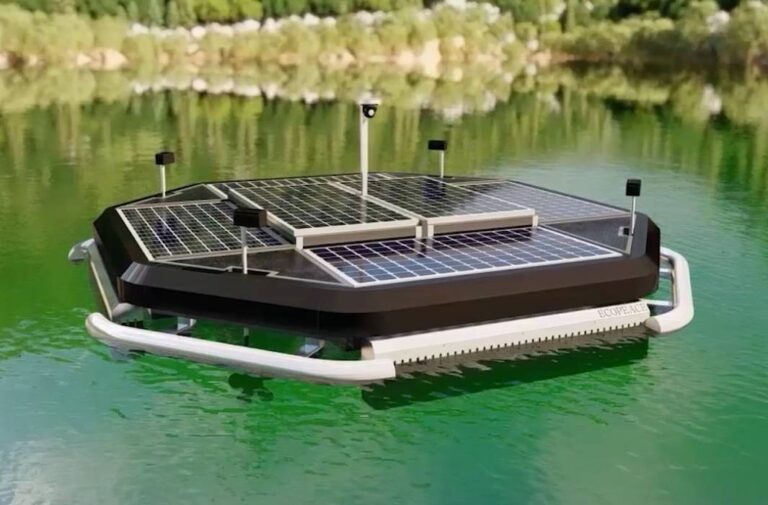 روبوتات إيكوبوت الذكية ذاتية القيادة لمكافحة تلوث المياه في الإمارات وسنغافورة روبوت إيكوبوت