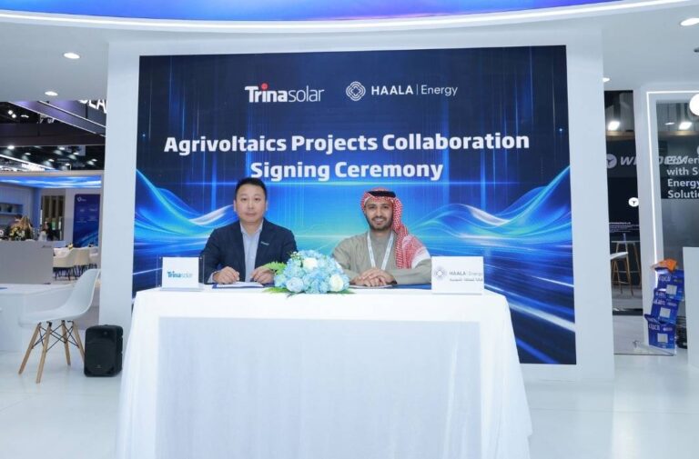 في WFES 2026..شراكة بين ترينا سولار وهالة للطاقة لتعزيز الحلول الشمسية بالسعودية