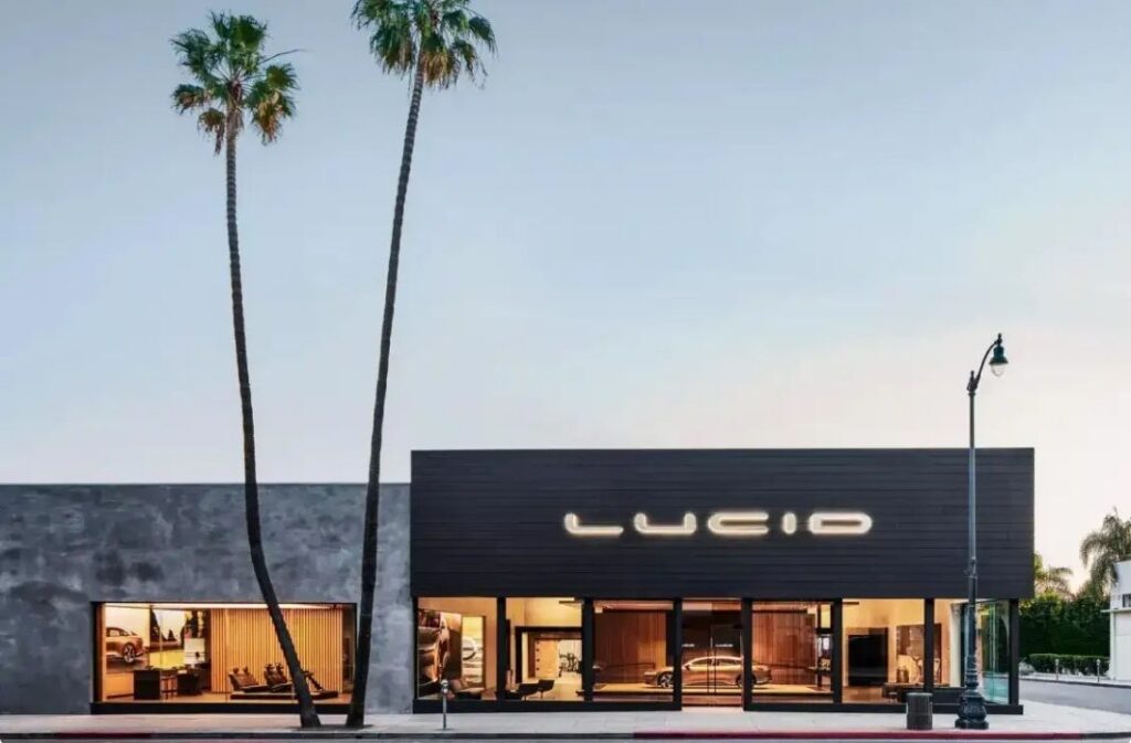 إحدى مواقع شركة لوسيد