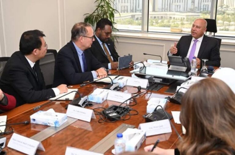 لقاء وزير الصناعة المصري مع إيليت سولار