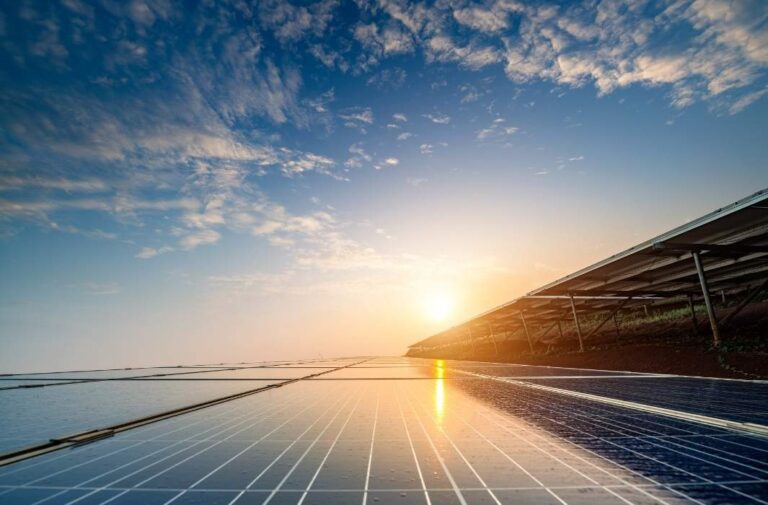 بتوجيهات من الرئاسة.. تسارع الأشغال بمحطة الطاقة الشمسية في “غارا جبيلات” ألواح شمسية